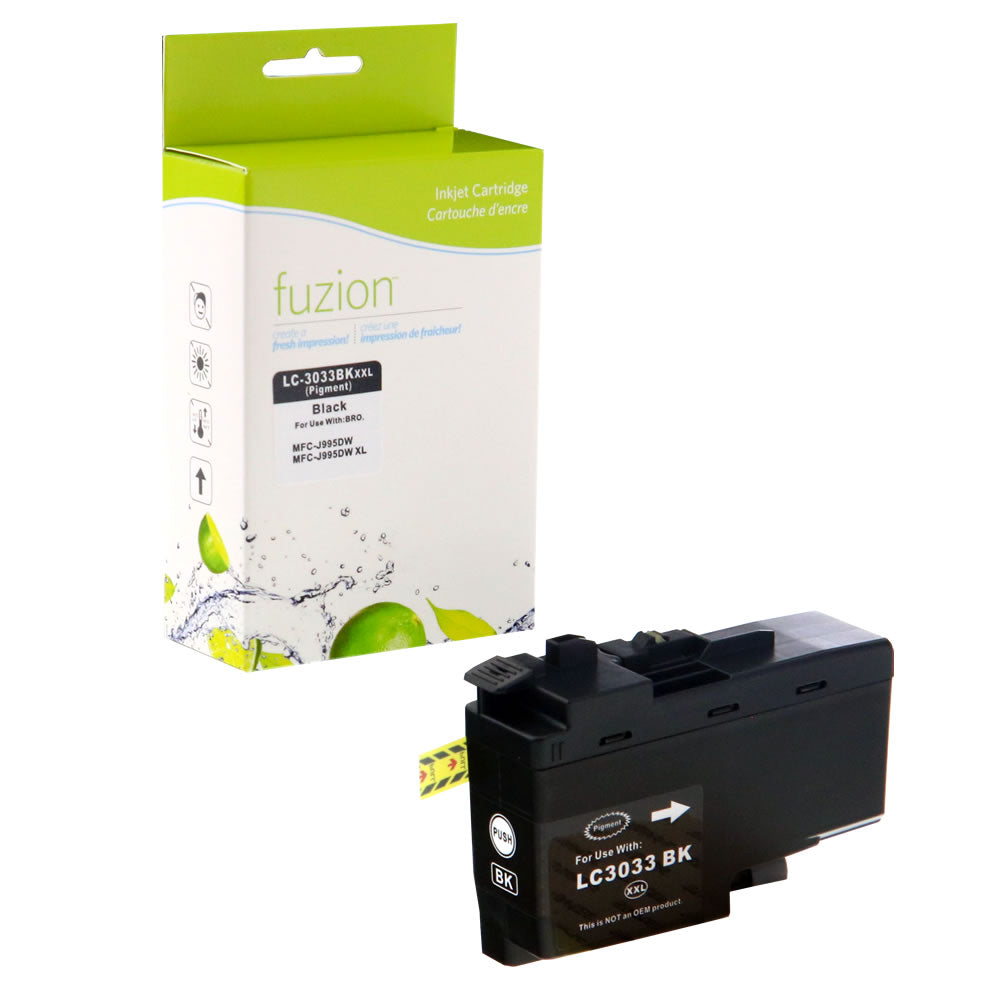 Brother LC3033BK Compatible Tank - Super HY Black Ink Cartridge - Fuzion