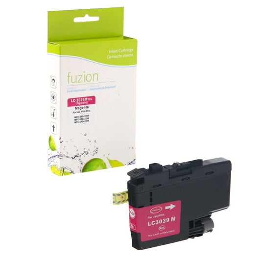 Brother LC3039M Compatible Tank - Ultra HY Magenta Ink Cartridge - Fuzion