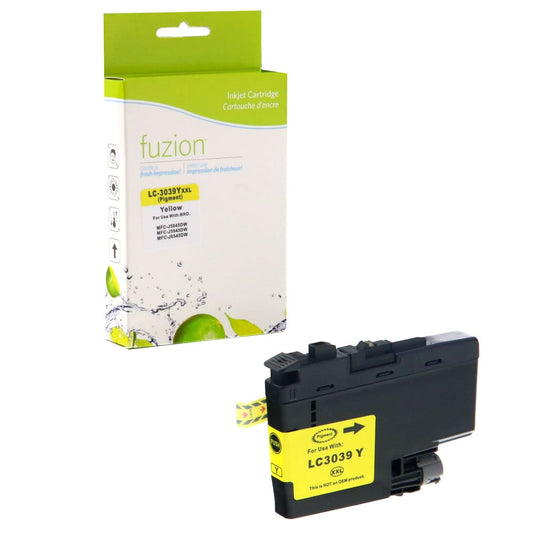 Brother LC3039Y Compatible Tank - Ultra HY Yellow Ink Cartridge - Fuzion
