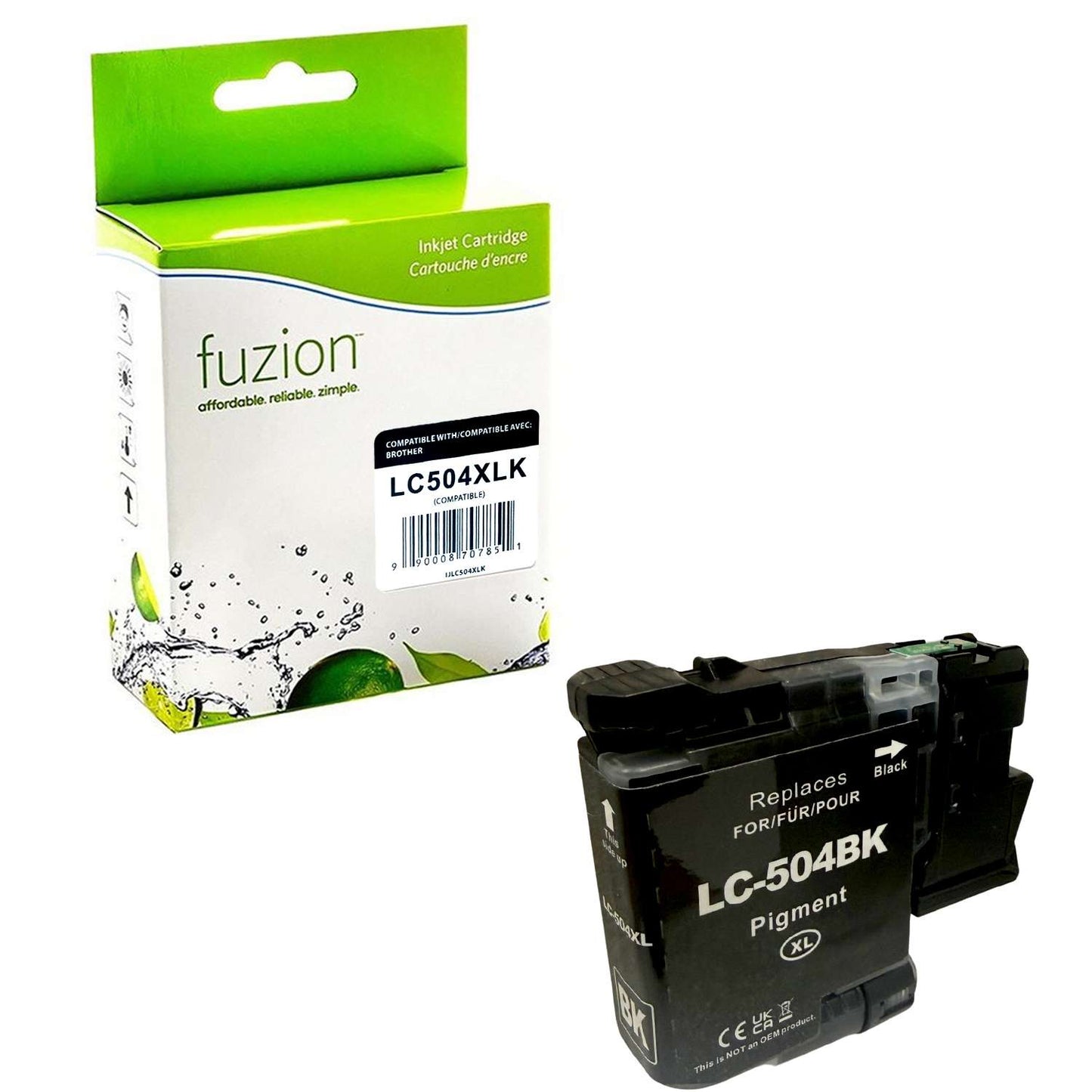 Brother LC504XLKS Compatible Inkjet - Black - by Fuzion