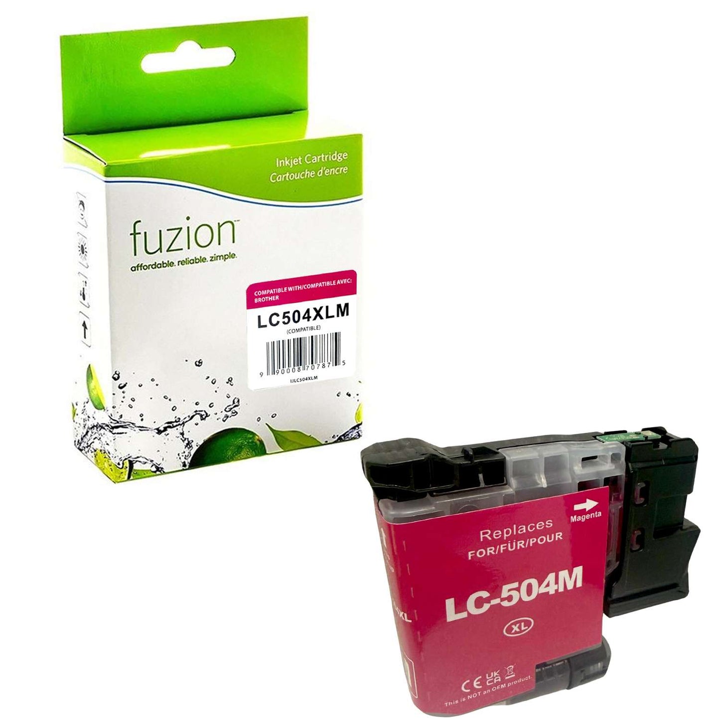 Brother LC504XLMS Compatible Inkjet - Magenta - by Fuzion