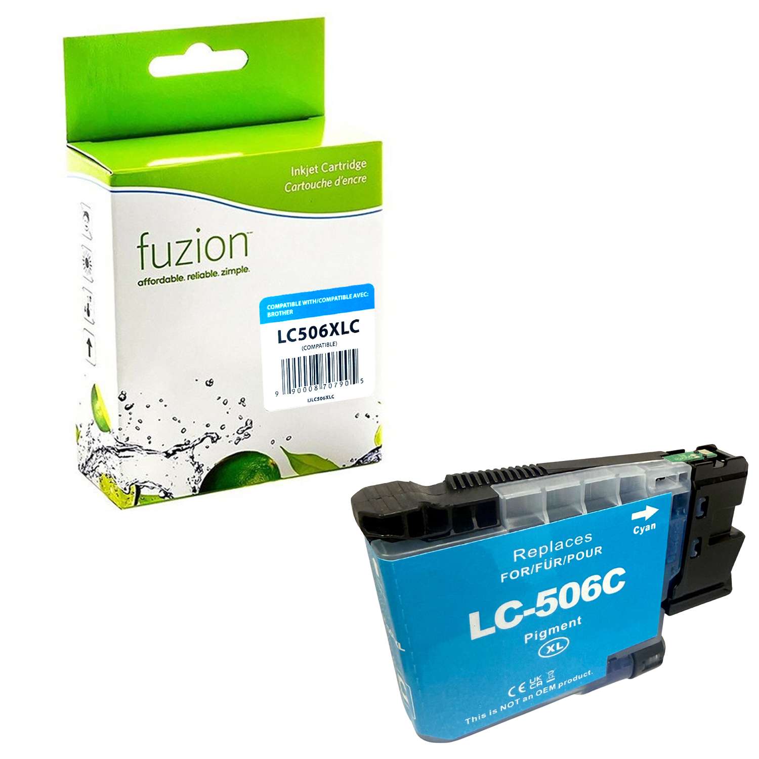 Brother LC506XLCS Compatible Inkjet - Cyan - by Fuzion