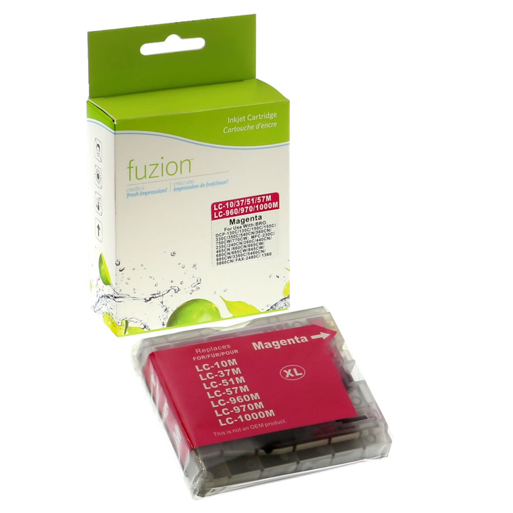 Brother LC51 CompatibleInkjet - Magenta Ink Cartridge - Fuzion