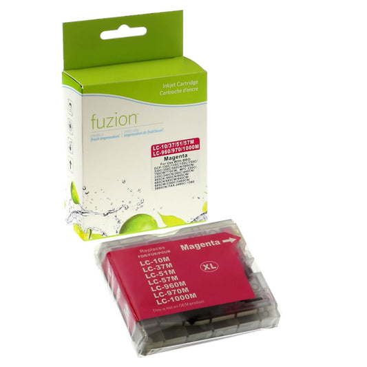 Brother LC51 CompatibleInkjet - Magenta Ink Cartridge - Fuzion