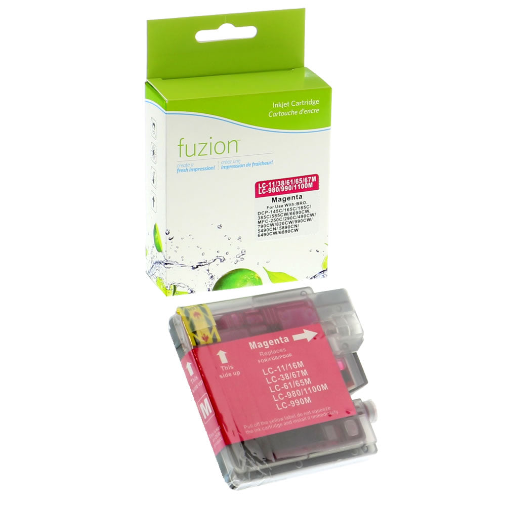 Brother LC61 Compatible - Magenta Ink Cartridge - Fuzion
