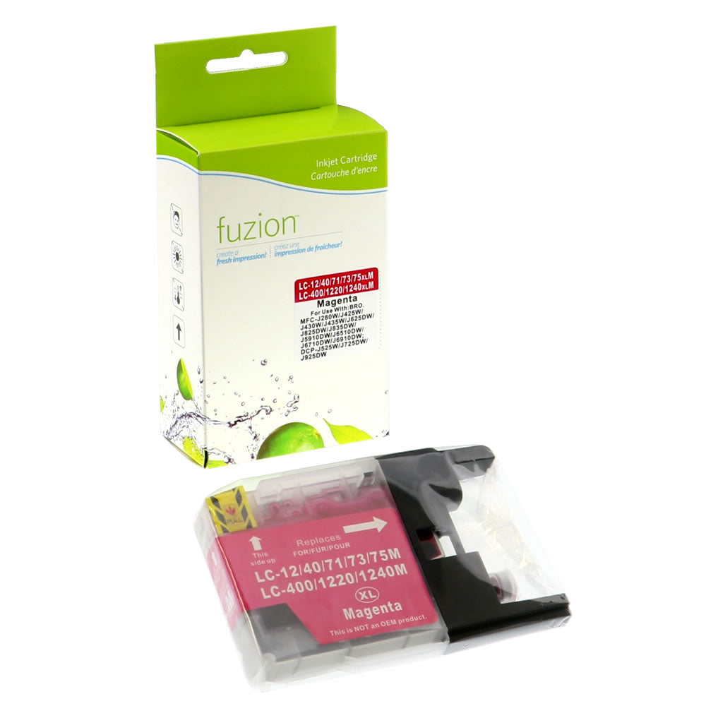 Brother LC75 Compatible HY - Magenta Ink Cartridge - Fuzion