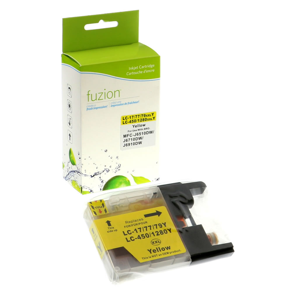 Brother LC79 Compatible Extra HY - Yellow Ink Cartridge - Fuzion