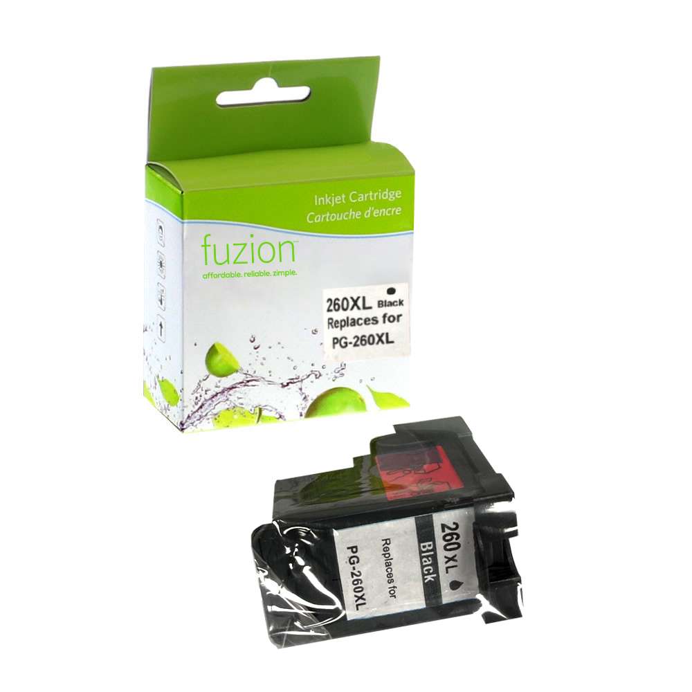 Canon PG-260XL Remanufactured Ink Cartridge - Black - Fuzion