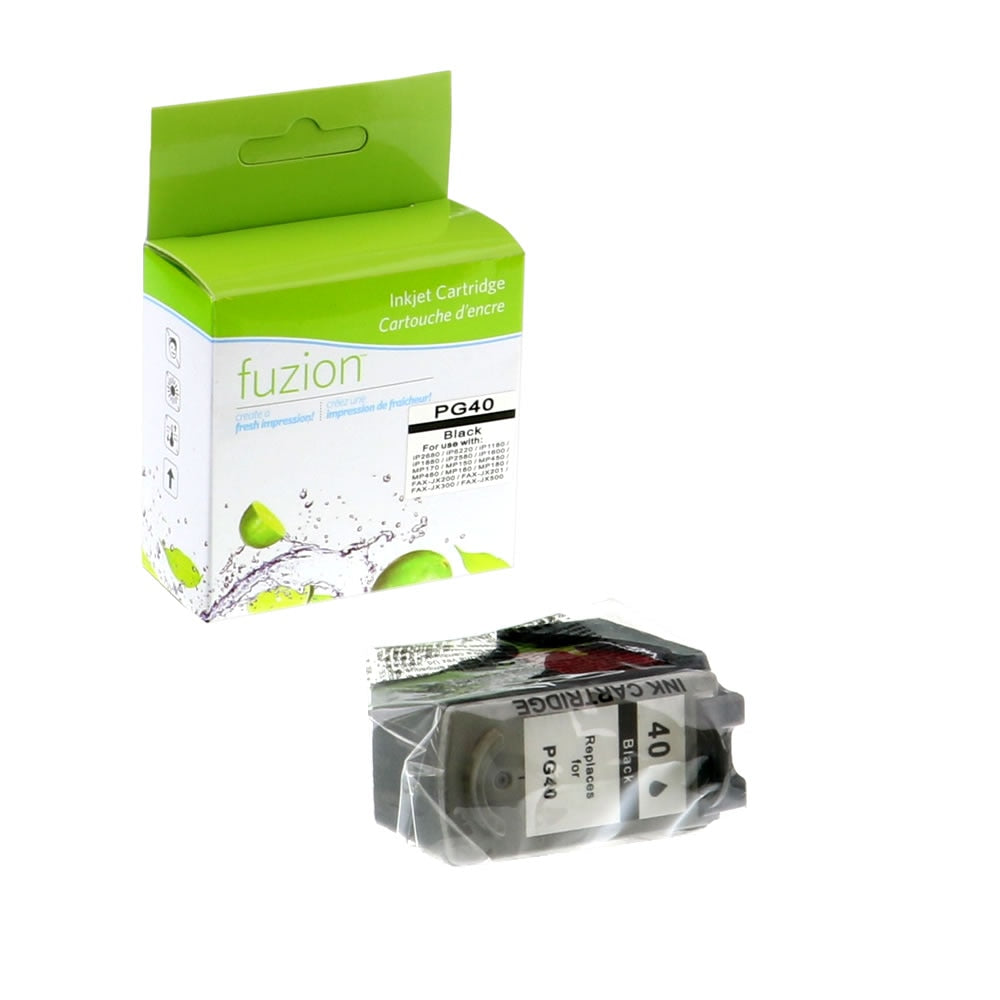 Canon PG-40 Remanufactured Ink Cartridge - Black - Fuzion