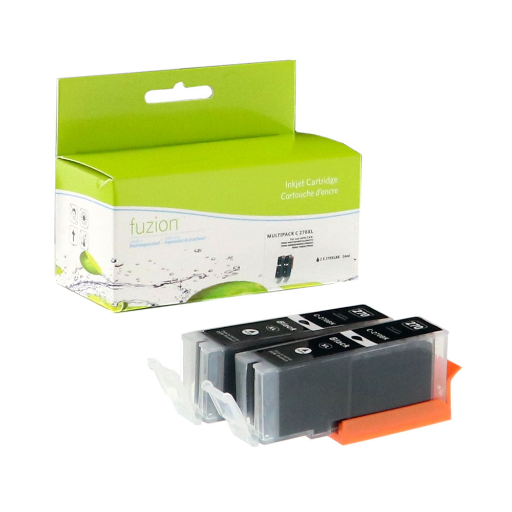 Canon PGI-270XL Compatible HY Ink Cartridges - Black - Fuzion