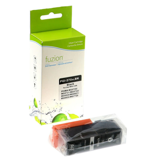 Canon PGI-270XL Compatible Pigment HY Ink Cartridge - Black - Fuzion