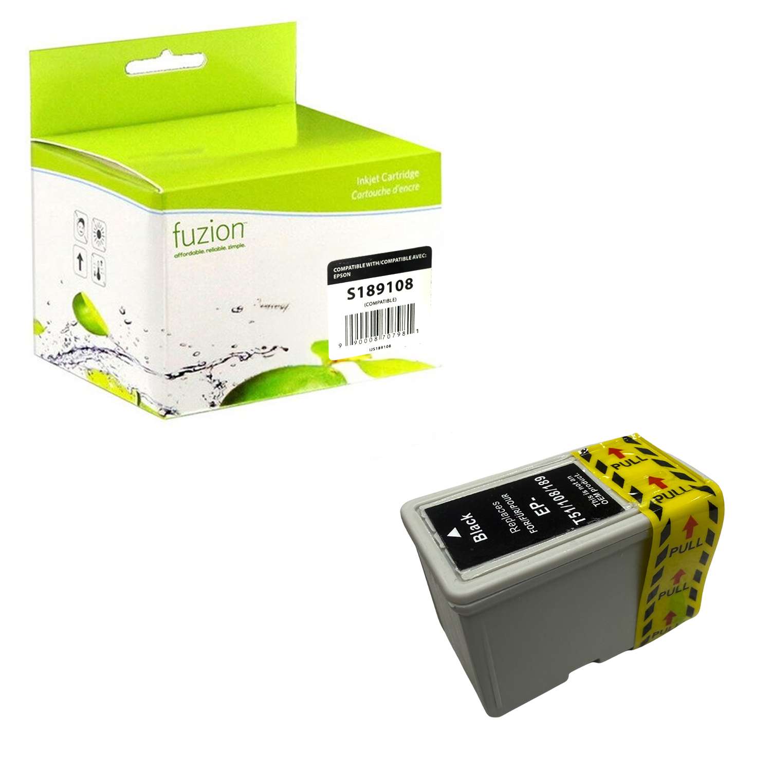 Epson S189108 Compatible Inkjet - Black - by Fuzion