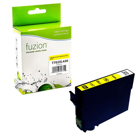 Epson T702XL420 Compatible Ink Cartridge - Yellow - Fuzion