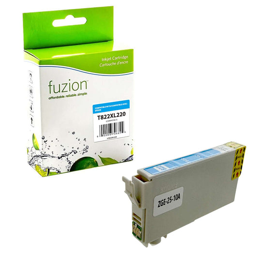 Epson T822XL220 Compatible Ink Cartridge - Cyan - Fuzion