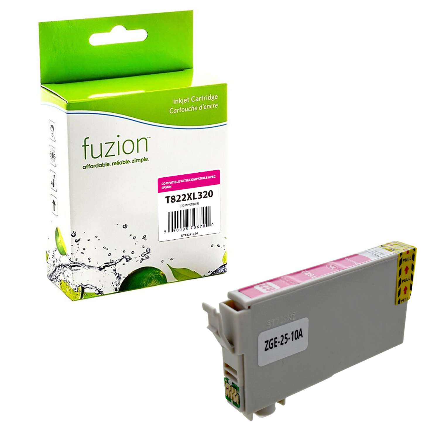 Epson T822XL320 Compatible Ink Cartridge - Magenta - Fuzion