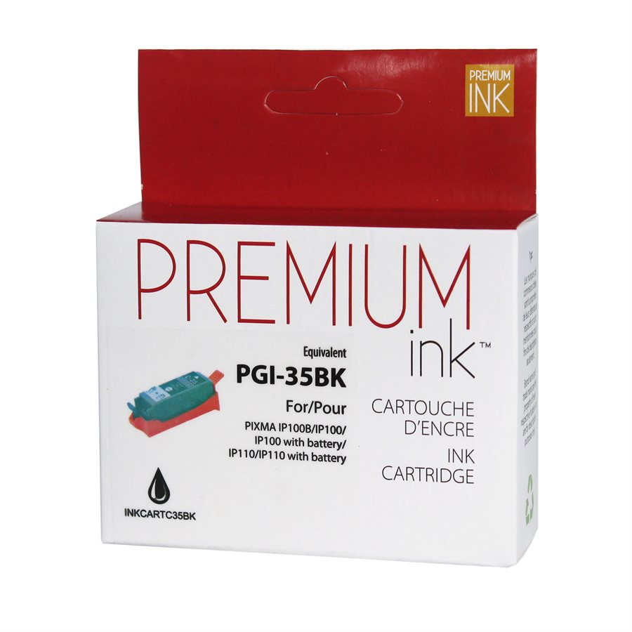 Canon PGI-35 1509B002 New Compatible Black Ink Cartridge table-Premium Ink
