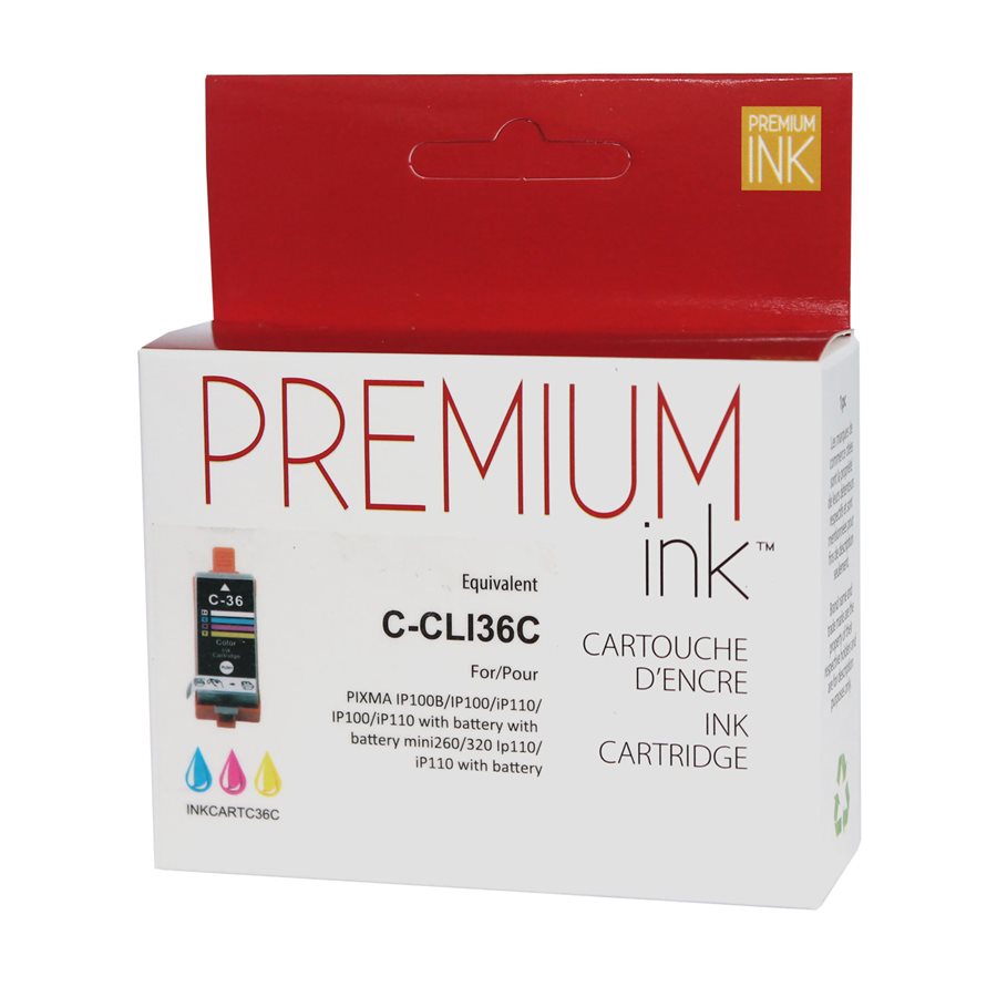Canon CLI-36 1511B002 Color New Compatible Ink Cartridge-Premium Ink