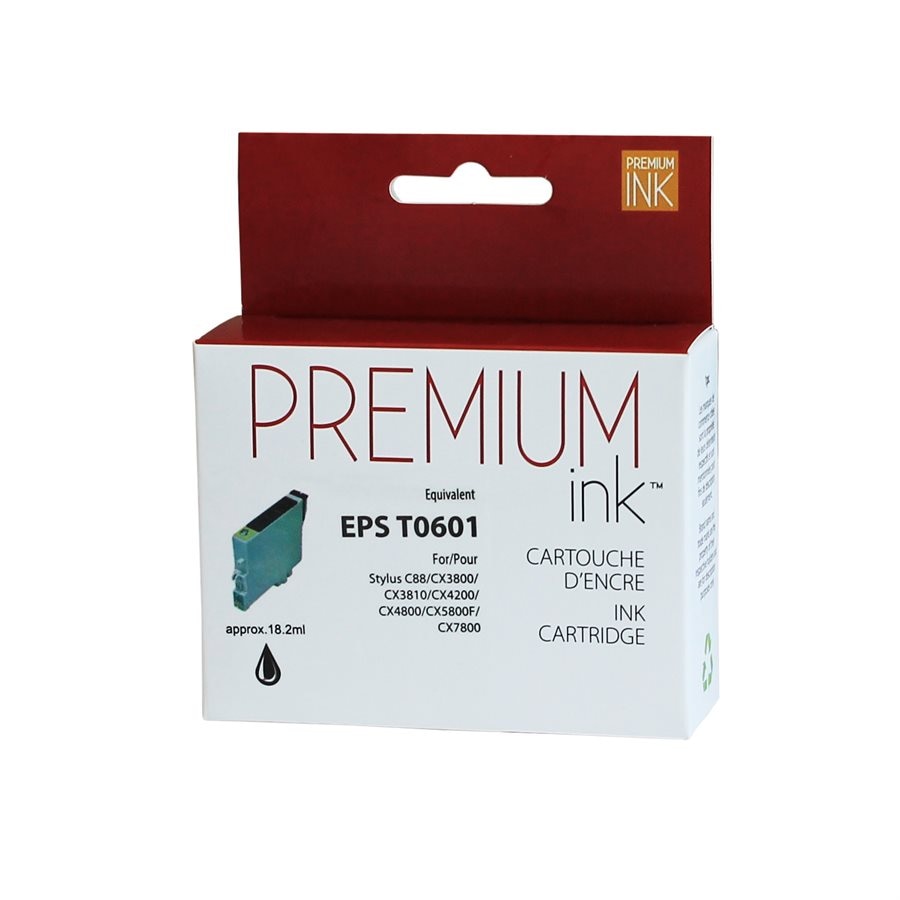 Epson T060120 New Compatible Ink Cartridge Black-Premium Ink