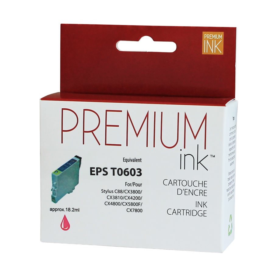 Epson T060320 New Compatible Ink Cartridge Magenta-Premium Ink