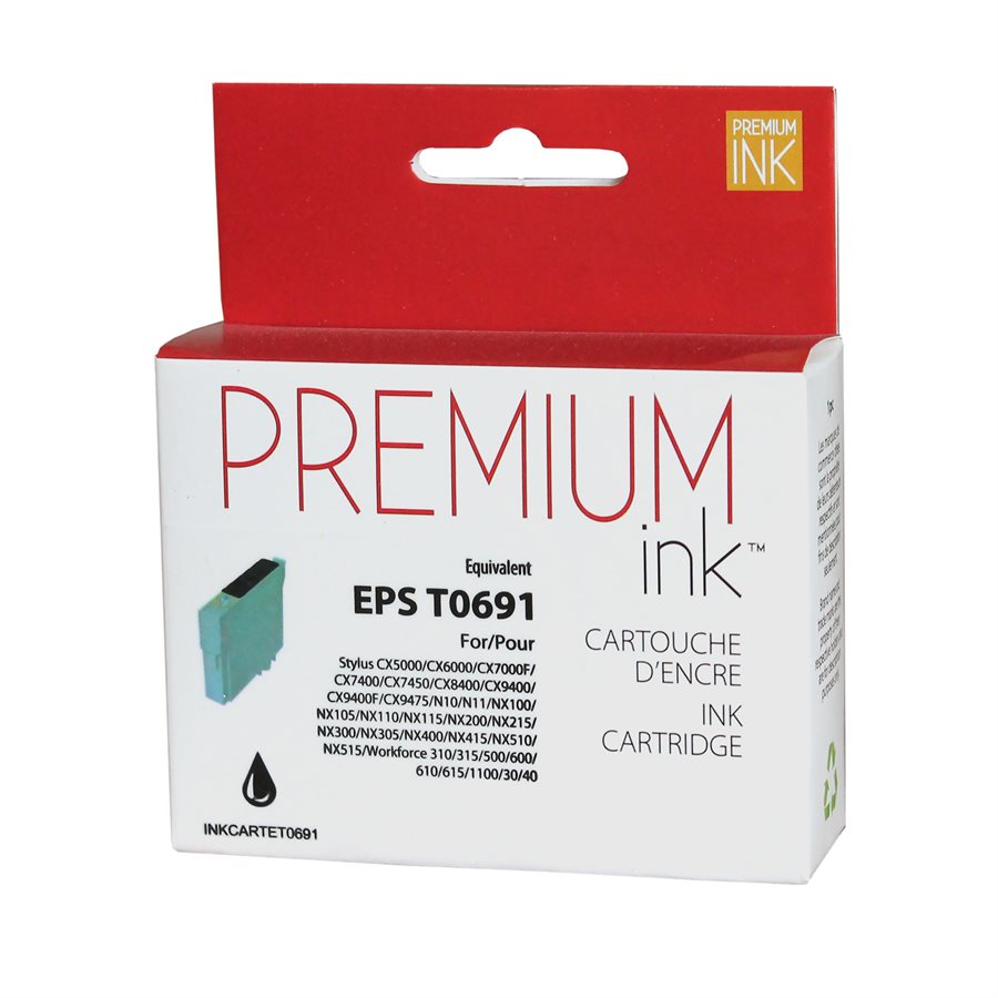 Epson T0691 New Compatible Ink Cartridge Black-Premium Ink