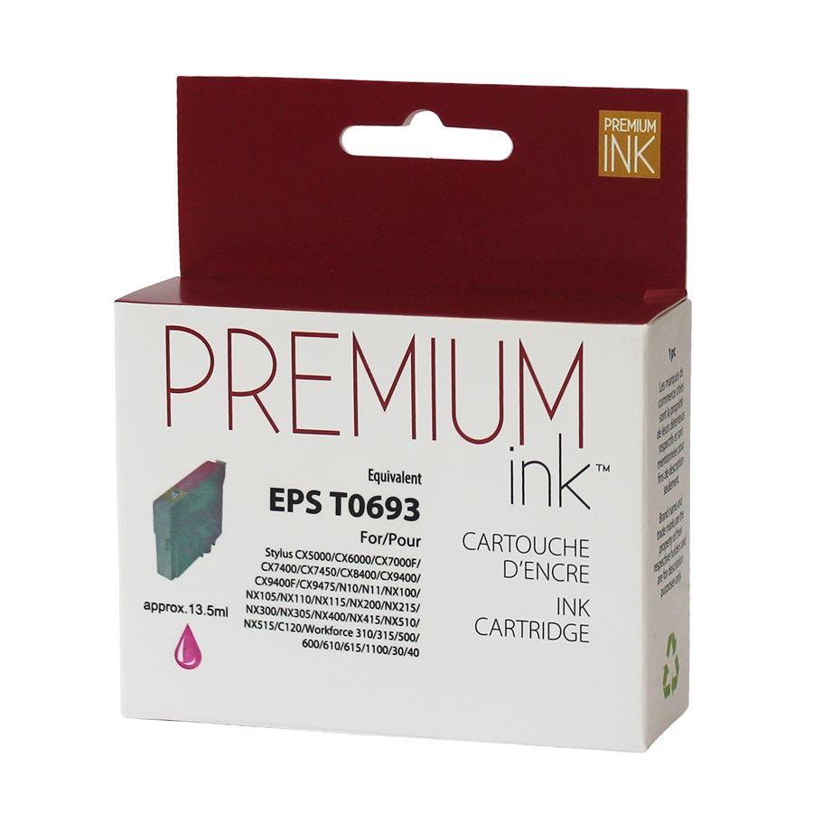 Epson T0693 New Compatible Ink Cartridge Magenta-Premium Ink