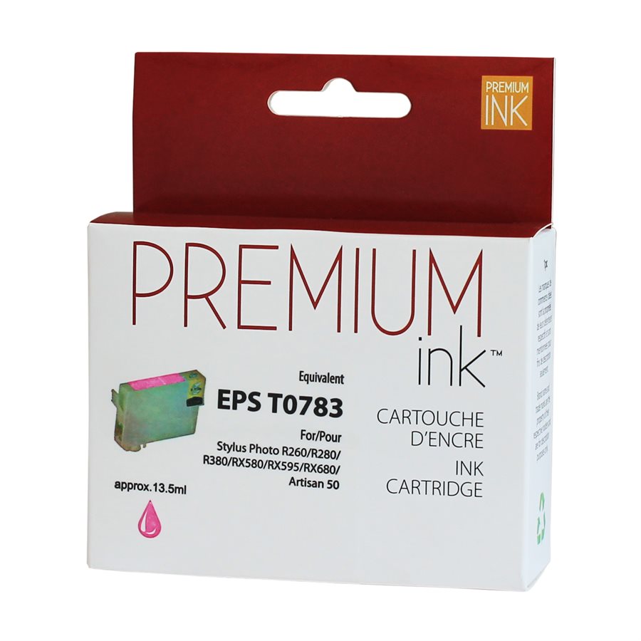 Epson T0783 New Compatible Ink Cartridge Magenta-Premium Ink