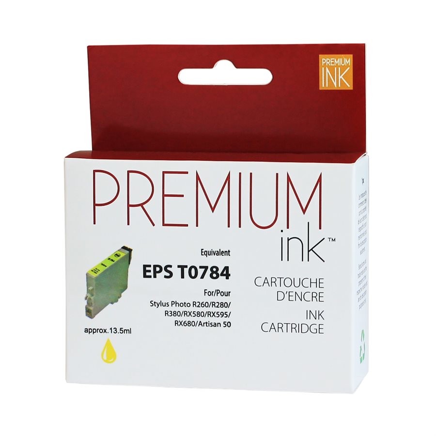 Epson T0784 New Compatible Ink Cartridge Yellow -Premium Ink