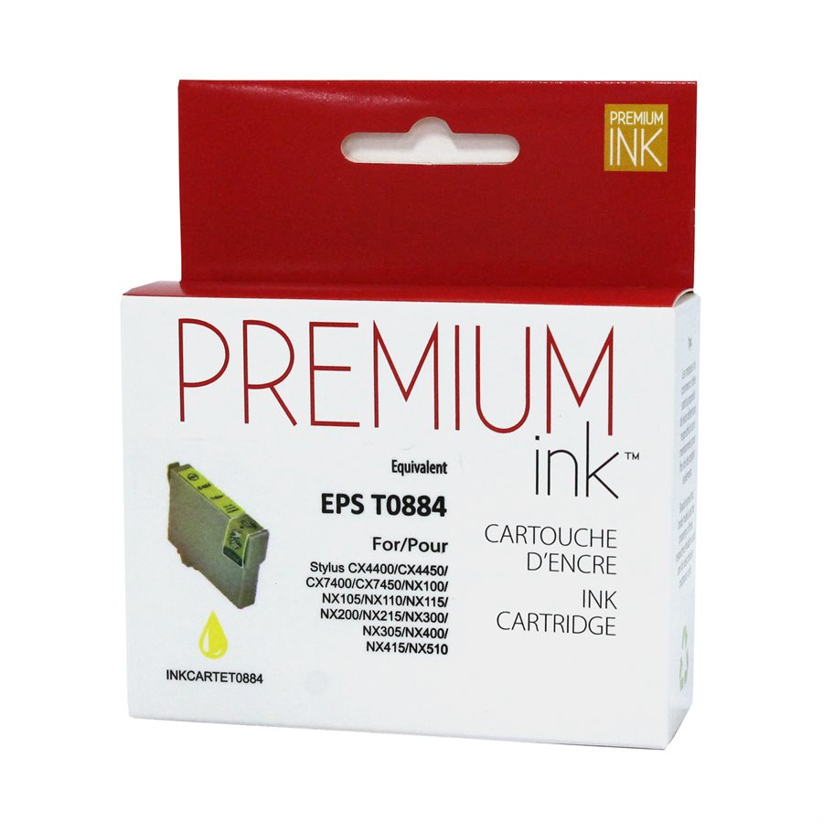 Epson T088420 New Compatible Ink Cartridge Yellow-Premium Ink