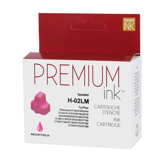 HP 02 C8775W New Compatible Ink Cartridge Light Magenta-Premium Ink