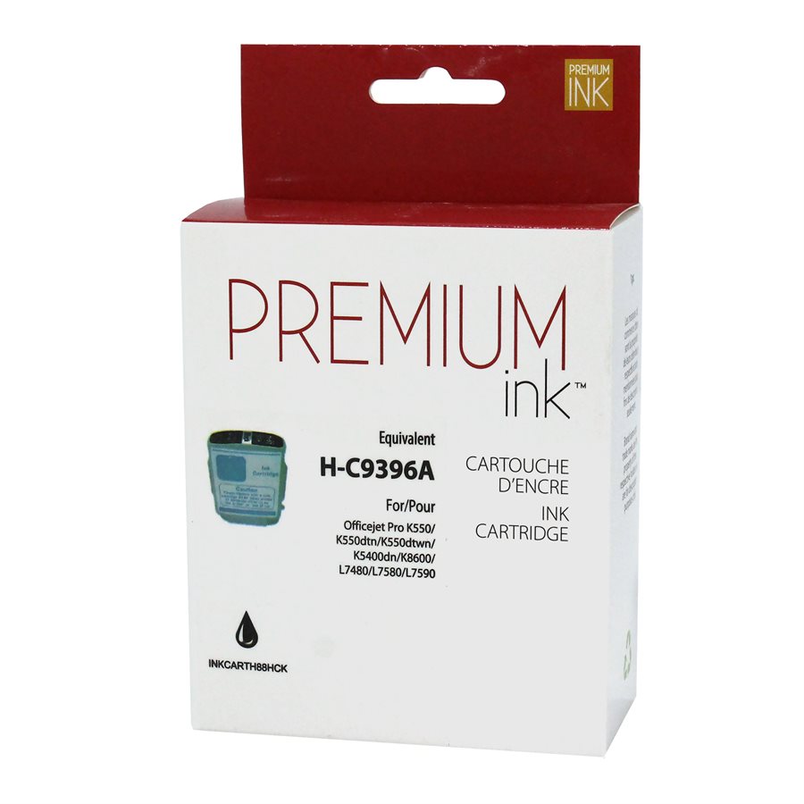 HP 88XL C9396AN New Compatible Ink Cartridge Black-Premium Ink