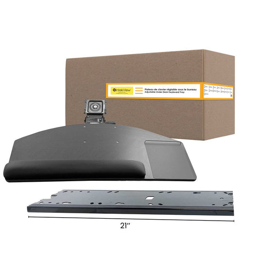 Ergonomic New Compatible Venus Keyboard Tray 25''x13'' Right-Handed-21'' Rail-Intekview