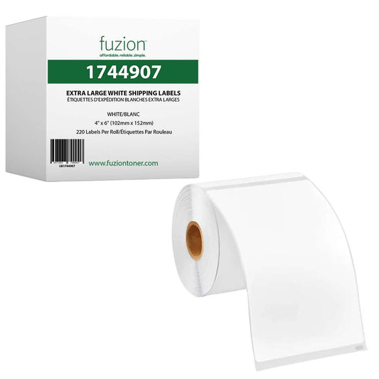 Dymo 1744907 Compatible LabelWriter Extra Large Shipping Labels - Fuzion