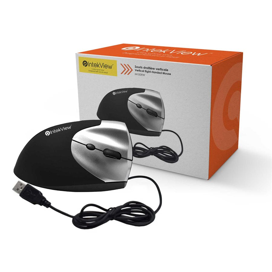 Ergonomic New Compatible Vertical Mouse Wired Right Hand-Intekview