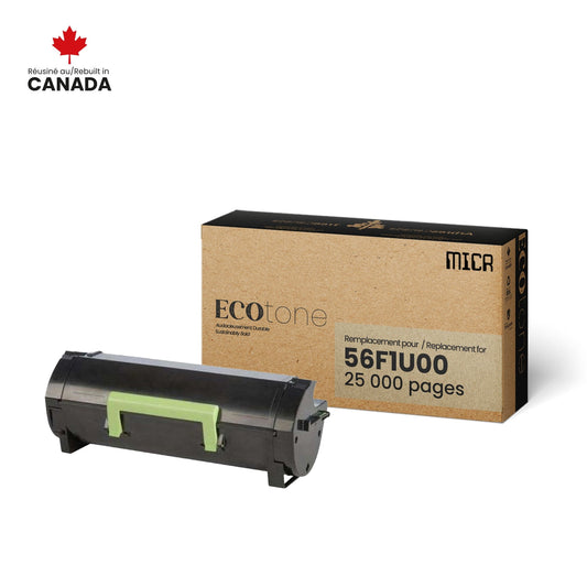 Lexmark 56F1U00 MICR Toner Cartridge Remanufactured Black 25K
