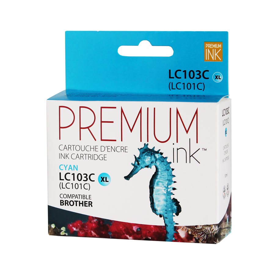 Brother LC103CS Cyan New Compatible Ink Cartridge-Premium Ink