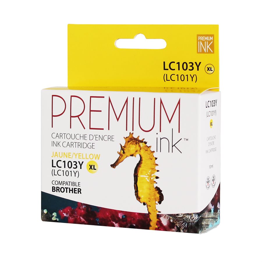Brother LC103YS Yellow New Compatible Ink Cartridge-Premium Ink