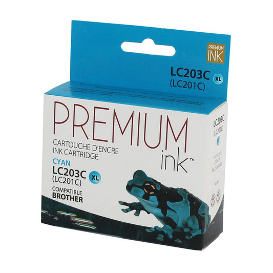 Brother LC203CS Cyan New Compatible Ink Cartridge-Premium Ink