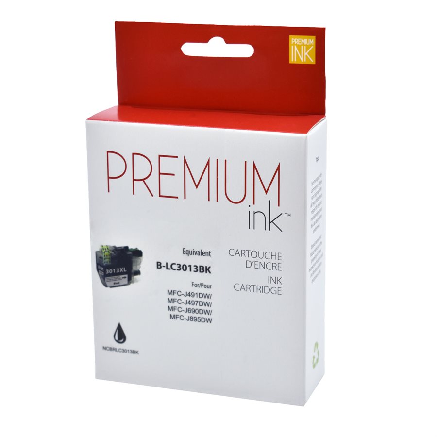 Brother LC3013XL Pigment Black New Compatible Ink Cartridge-Premium Ink