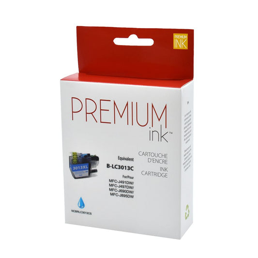 Brother LC3013XL Pigment Cyan New Compatible Ink Cartridge-Premium Ink