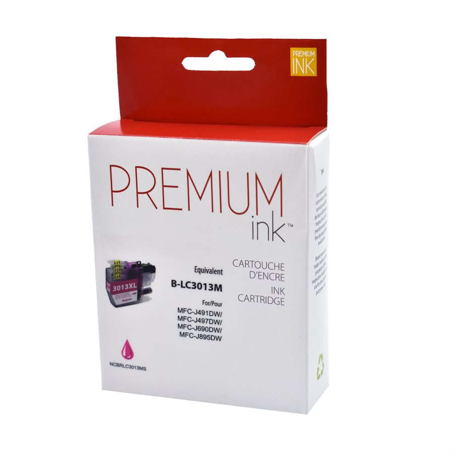 Brother LC3013XL Pigment Magenta New Compatible Ink Cartridge-Premium Ink