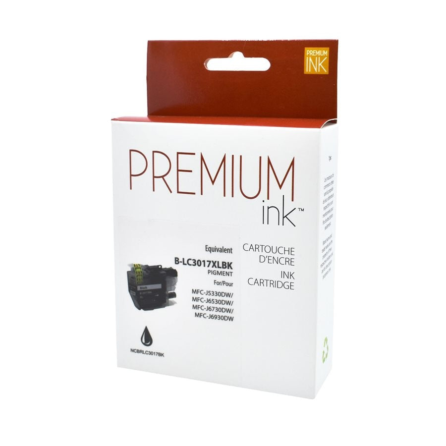 Brother LC3017XL Pigment Black New Compatible Ink Cartridge-Premium Ink