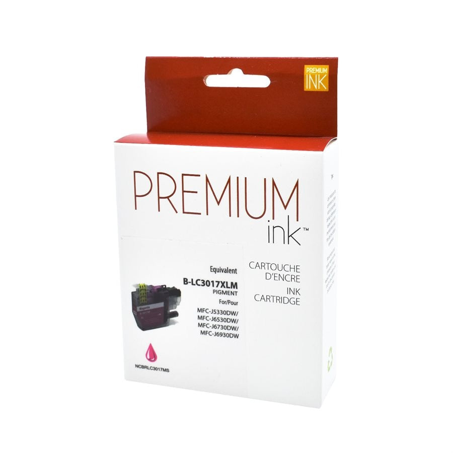 Brother LC3017XL Pigment Magenta New Compatible Ink Cartridge-Premium Ink