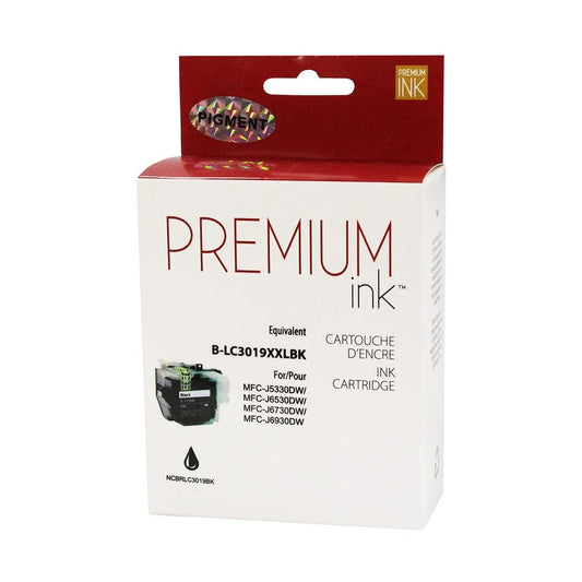 Brother LC3019XXL Pigment Black New Compatible Ink Cartridge-Premium Ink