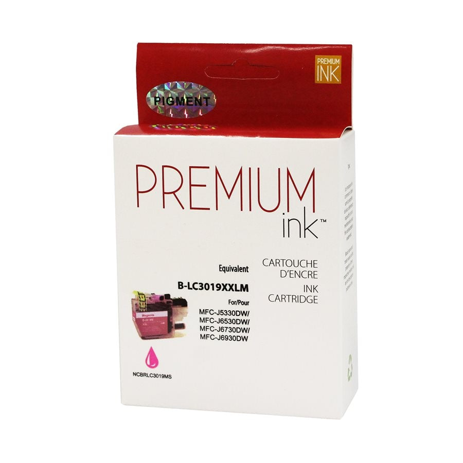 Brother LC3019XXL Pigment Magenta New Compatible Ink Cartridge-Premium Ink