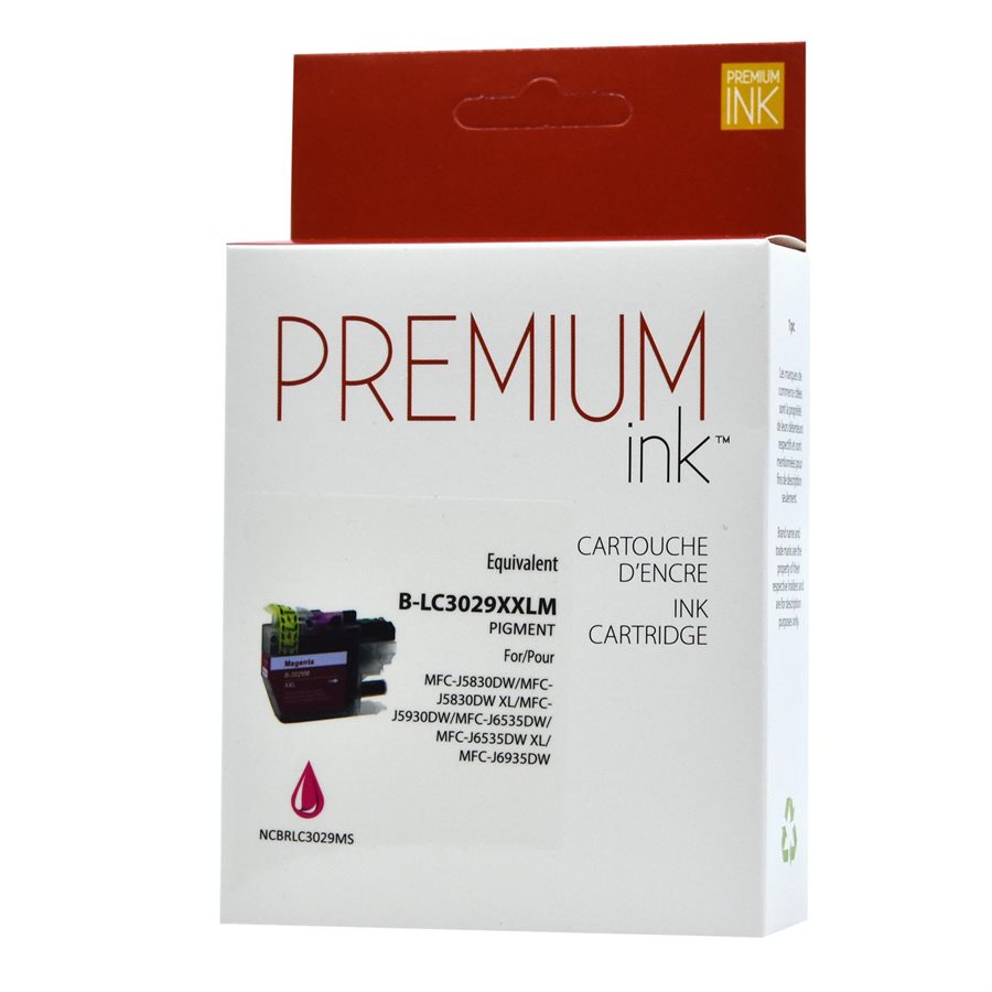 Brother LC3029 New Compatible Ink Cartridge Magenta-Premium Ink