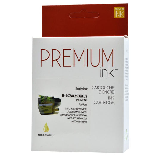 Brother LC3029 New Compatible Ink Cartridge Yellow-Premium Ink