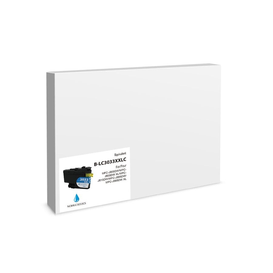 Brother LC3033 New Compatible Ink Cartridge Cyan-Premium Ink