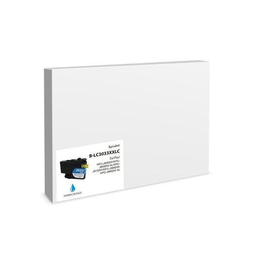 Brother LC3033 New Compatible Ink Cartridge Cyan-Premium Ink