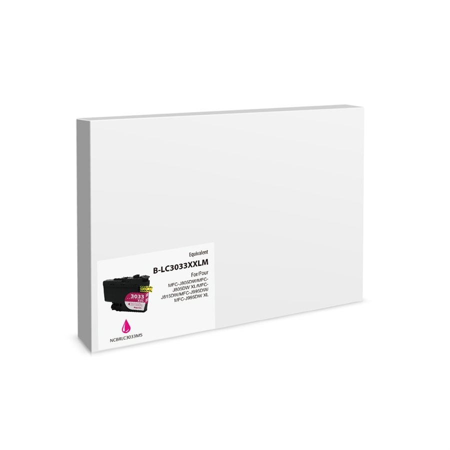 Brother LC3033 New Compatible Ink Cartridge Magenta-Premium Ink