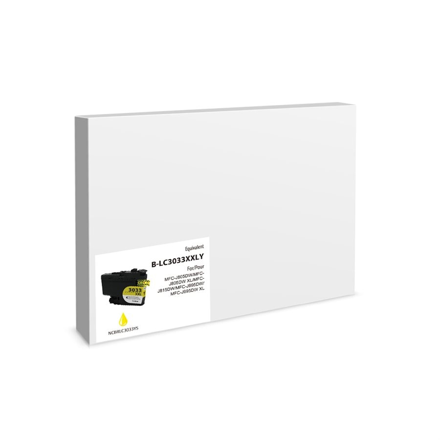 Brother LC3033 New Compatible Ink Cartridge Yellow-Premium Ink